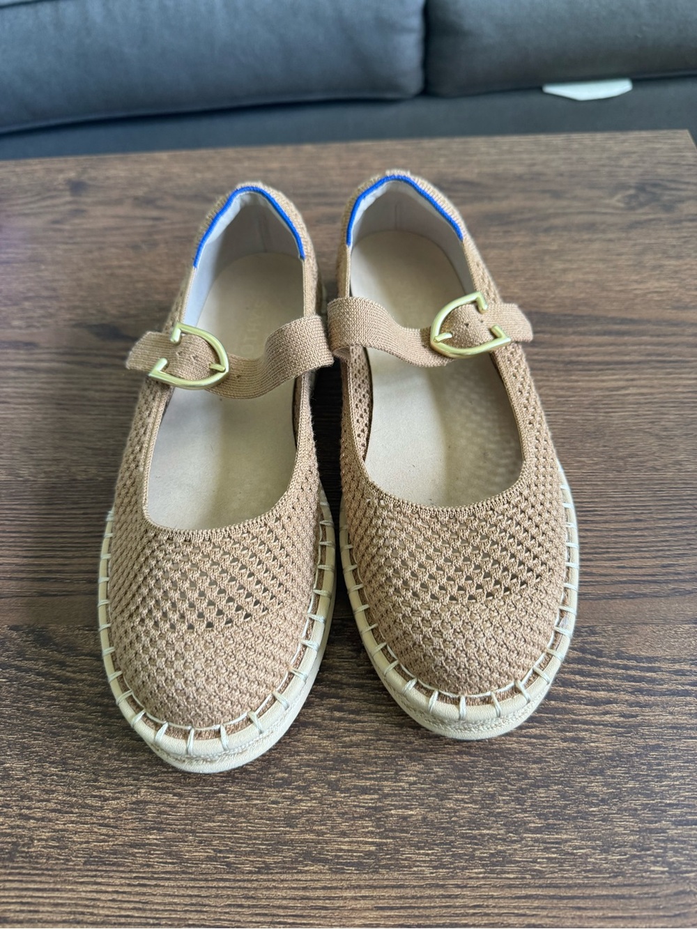 Rothy's Espadrille Mary Jane in wren